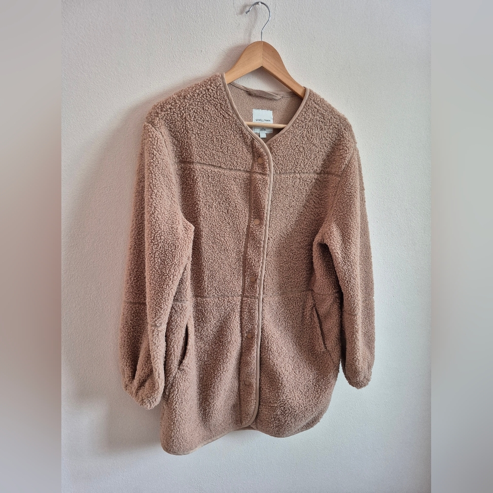 Gentle Fawn Aria Long Sherpa Fleece Jacket XS Camel Coloured - Picture 2 of 7
